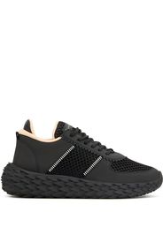 Giuseppe Zanotti 'Urchin' Sneakers mit Netzeinsätzen - Schwarz