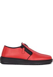 Giuseppe Zanotti Slip-On-Sneakers mit Reißverschluss - Rot