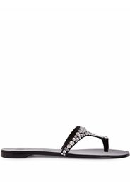 Giuseppe Zanotti Nebula Sandalen mit Kristallen - Schwarz