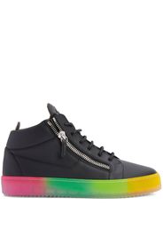 Giuseppe Zanotti Kriss Sneakers mit bunter Sohle - Schwarz