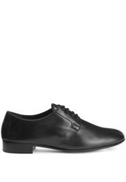 Giuseppe Zanotti Roger logo-lettering oxfords - Schwarz