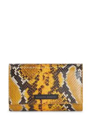 Giuseppe Zanotti Ulyana crocodile-effect clutch bag - Gelb