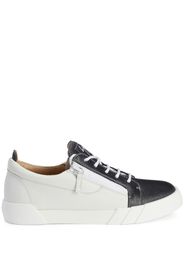 Giuseppe Zanotti zip-up leather sneakers - MULTICOLOR