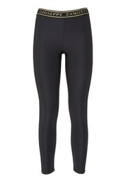 Giuseppe Zanotti high-waisted logo-waistband leggings - Schwarz