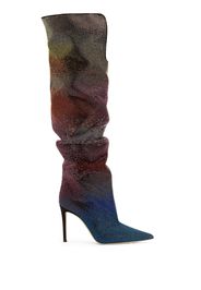 Giuseppe Zanotti Metallische Gala Caleido Stiefel - BLACK