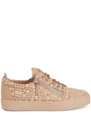 Giuseppe Zanotti Sneakers mit Nieten - Braun