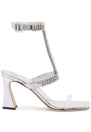 Giuseppe Zanotti 85mm crystal-embellished heeled sandals - Silber