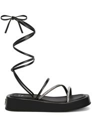 Giuseppe Zanotti Sandalen mit Schnürung - Schwarz