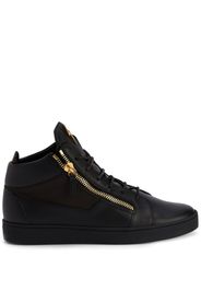 Giuseppe Zanotti Frankie leather high-top sneakers - Schwarz