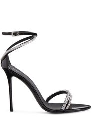 Giuseppe Zanotti Sandalen mit Kristallen 90mm - Schwarz