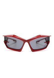 Givenchy Eyewear Giv Cut shield-frame sunglasses - Rot