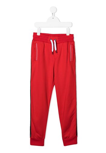 Givenchy Kids Jogginghose mit Kordelzug - Rot