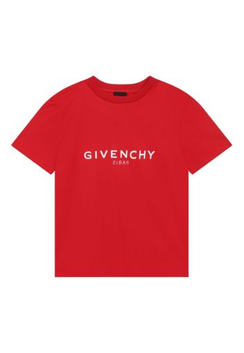 Givenchy Kids logo-print cotton T-shirt - Rot