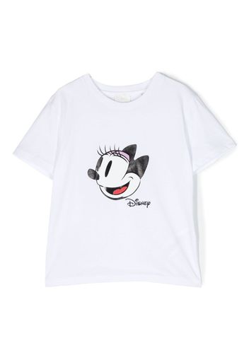 Givenchy Kids x Disney cartoon-print cotton T-shirt - Weiß