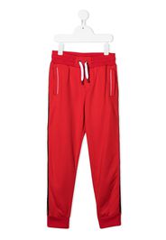 Givenchy Kids Jogginghose mit Kordelzug - Rot