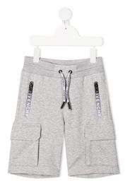 Givenchy Kids Shorts mit Logo - Grau