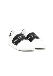 Givenchy Kids Slip-On-Sneakers mit Logo - Weiß