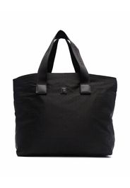 Givenchy Kids logo-plaque tote bag - Schwarz