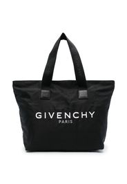 Givenchy Kids Wickeltasche mit Monogrammmuster - Schwarz