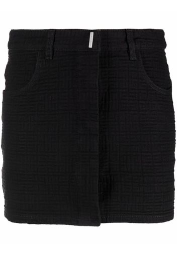 Givenchy logo-monogram mini skirt - Schwarz