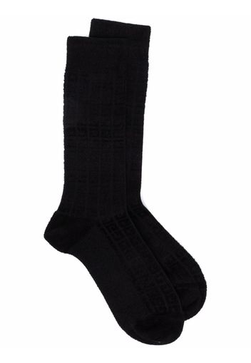 Givenchy 4G jacquard socks - Schwarz