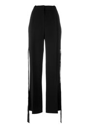 Givenchy Bundfaltenhose mit seitlichen Bändern - Schwarz