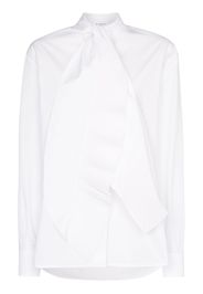 Givenchy Bluse mit Schaldetail - Weiß