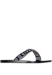 Givenchy Sandalen mit Logo-Riemen - Schwarz