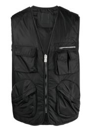 Givenchy Weste mit aufgesetzten Taschen - Schwarz