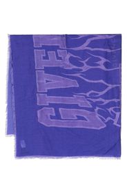Givenchy logo-print modal-cashmere scarf - Violett