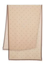 Givenchy 4G-motif cashmere-silk scarf - Nude