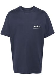 Givenchy T-Shirt mit 4G-Print - Blau