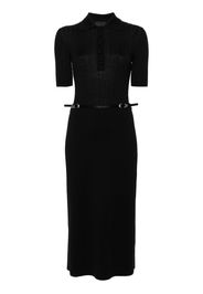 Givenchy Midikleid mit Gürtel - Schwarz