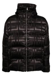 Givenchy Gefütterte Jacke mit Logo-Print - Schwarz