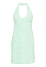 Givenchy Neckholder-Kleid mit 4G-Motiv - Grün