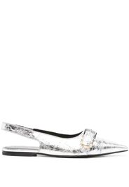 Givenchy Voyou Slingback-Ballerinas - Silber