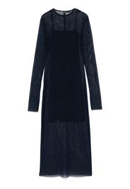 Givenchy Midikleid mit Polka Dots - Blau