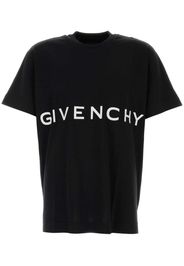 Givenchy Black cotton oversize t-shirt - 001|BLACK