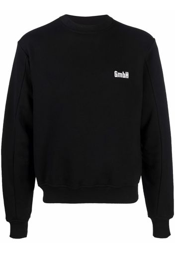 GmbH embroidered-logo sweatshirt - Schwarz