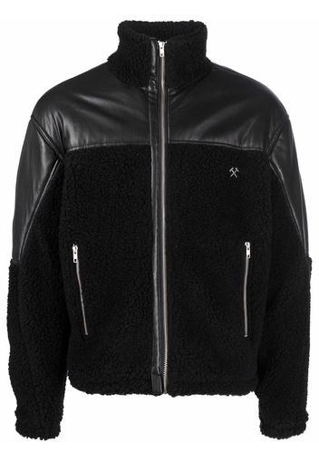 GmbH contrasting-panel jacket - Schwarz