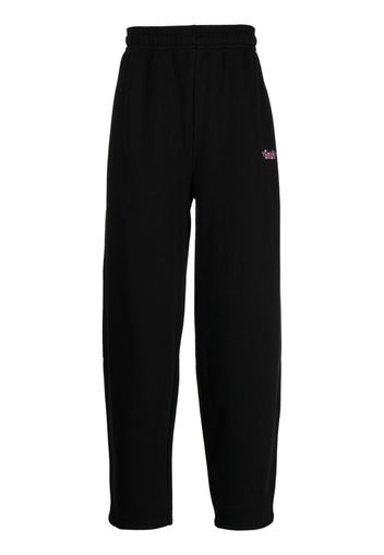 GmbH Ahmed logo-embroidered track pants - Schwarz