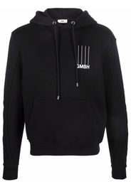 GmbH chest logo-print hoodie - Schwarz