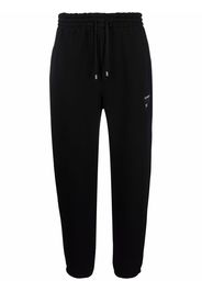 GmbH logo-leg track pants - Schwarz