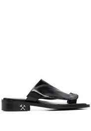 GmbH Kaan high-shine sandals - Schwarz