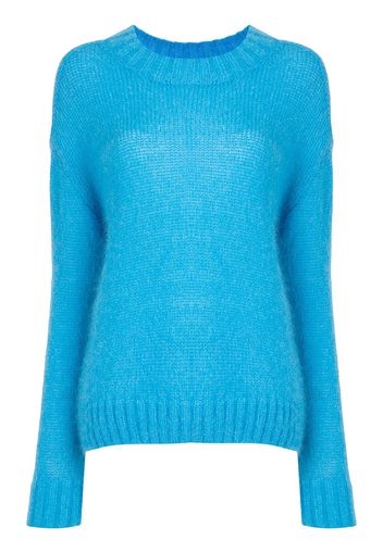 Goen.J Pullover mit lockerem Schnitt - Blau