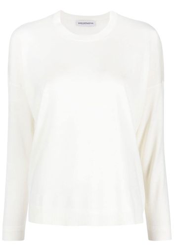 GOES BOTANICAL long-sleeve merino-wool jumper - Weiß