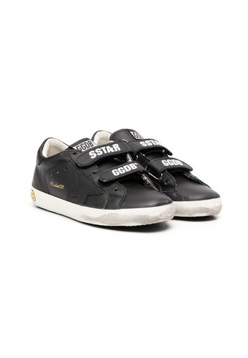 Golden Goose Kids Sneakers mit Klettverschluss - Schwarz