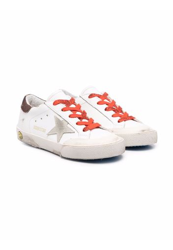 Golden Goose Kids star-patch low-top sneakers - Weiß