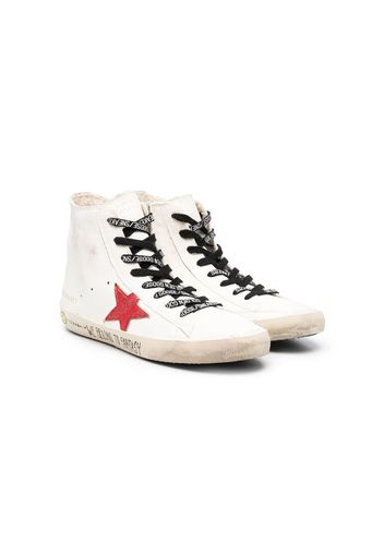 Golden Goose Kids TEEN Francey high-top sneakers - Weiß