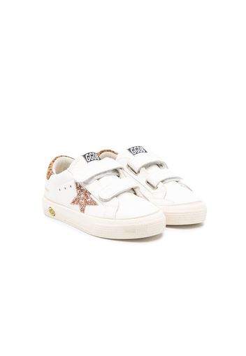 Golden Goose Kids Superstar touch-strap sneakers - Weiß